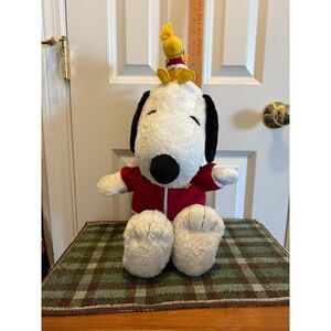 Snoopy & Woodstock on head 24inch Plush 2006 Macy's 24inch
